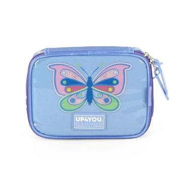 Imagem de Estojo Box 100 Pens Luxcel Up4You Borboleta Violeta