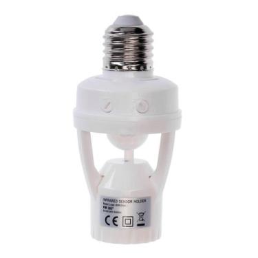 Imagem de Sensor De Presença Com Fotocélula Soquete Lâmpada Bocal E27 - BIVOLT