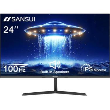Imagem de Monitor SANSUI IPS de 24 polegadas FHD 100Hz com alto-falantes VESA