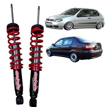 Imagem de Par Traseiro Suspensão Rosca Slim Fiat Palio/siena Até 2014 - Wanted