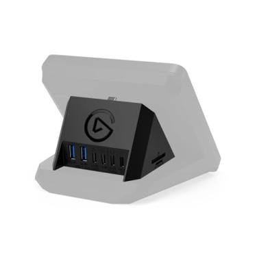 Imagem de Elgato Hub USB – para Stream Deck +, 2 portas USB-C/2 portas USB-A, fornecimento de energia, leitor de cartão SD/microSD – USB-C, Mac/PC, stream deck e fonte de alimentação não incluídos