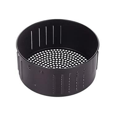 Imagem de YILIANLIN Cesta antiaderente para fritadeira a ar 2,6L 3,5 L, acessórios de fritura a óleo, utensílios de cozinha, cesta de substituição para fritadeira a ar Xl, preta