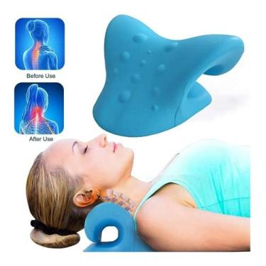 Imagem de Travesseiro para Cervical Ajuda no Alívio da Dor Massageador Corporal 