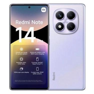 Imagem de Xiaomi Note 14 Pro 256GB, 8GB RAM, 4G,  Câmera 200MP  8MP  2MP, Carreg