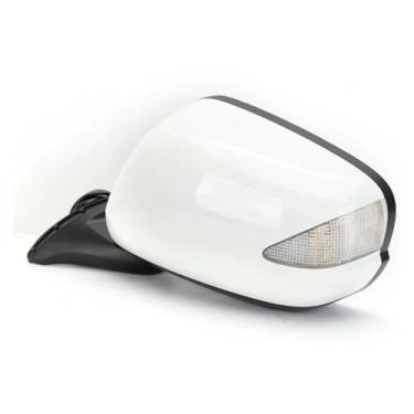 Imagem de Espelho retrovisor lateral Assy elétrico dobrável luzes LED 3/7-PINS, compatível com Honda Jazz Fit GE6 GE8 2009 2010 2011 2012 2013 2014(7pins left)