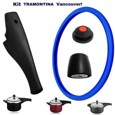 Imagem de Kit Reposição Completo Borracha, Peso, Cabo e Válvulas Tramontina 3 e 