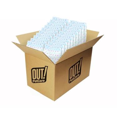 Imagem de OUT! Fraldas de cachorro femininas descartáveis absorventes de fraldas para cães com proteção contra vazamento Cães femininos no calor, micção excitável ou incontinência M/G, 96 ct, branco