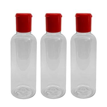 Imagem de Kit 3 Frascos 120ml para Viagem, Shampoo, Condic. e Sabonete - RCO