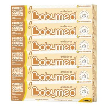Imagem de Kit 6 und Pomada Babymed Amêndoas 40g - Cimed