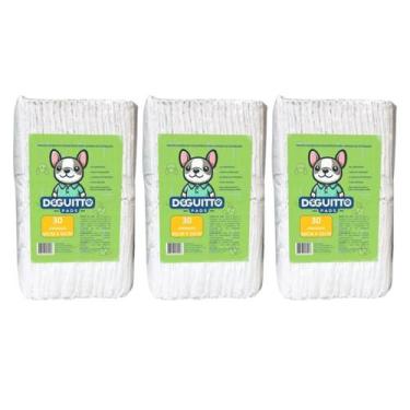 Imagem de Kit Tapetes P/ Cachorro Gato Higiênico 90un Super Absorvente - Doguitt