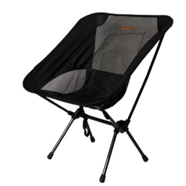 Imagem de Cadeira Banco Portátil Dobrável Encosto Camping Praia 140kg