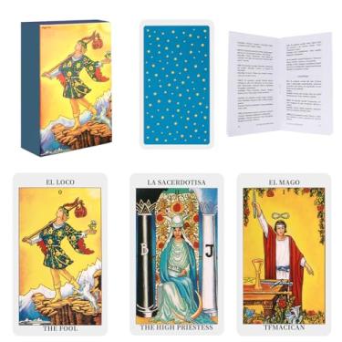 Imagem de CINROPE Cartas de Tarot en Español: Spanish Tarot Cards, Originales Cartas Tarot con Guia para Principiantes - Cartas de Tarot