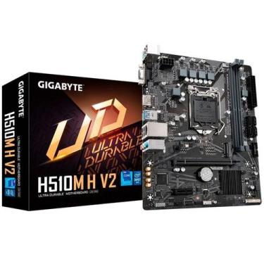 Imagem de Placa Mãe Gigabyte H510M H V2, Intel 11 Geração, Lga1200,