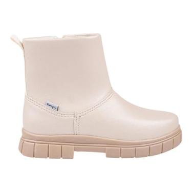 Imagem de Bota Infantil Feminina Lucky Cano Curto Nude Pampili (Nude, BR, Criança de 9 a 12 anos, Numérico, P, 30)