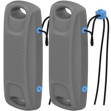 Imagem de DEDU Para-lamas de barco para ancoragem, para-choques de barco de EVA atualizados, portáteis com corda elástica e trava fixa, para-lamas de barco de pontão, para-lamas de barco, para-choques ideais