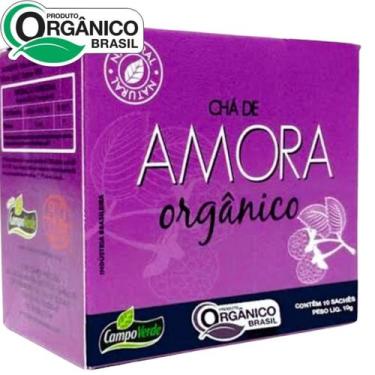 Imagem de Amora chá orgânico 10 sachês Campo Verde
