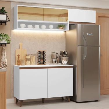 Imagem de Armário de Cozinha Compacta 190cm Branco Reims Madesa 07