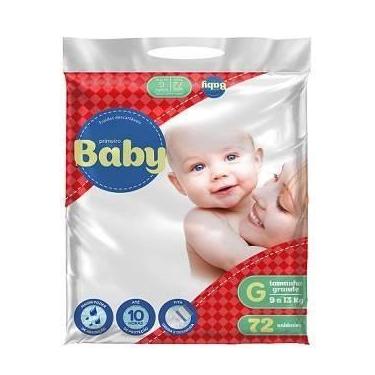 Imagem de Fraldas descartaveis primeiro baby hyper g c/72 un