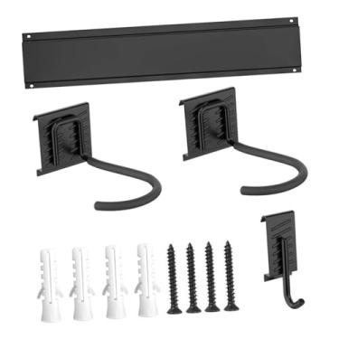 Imagem de oshhni Organizador de ferramentas de rack de armazenamento de bicicleta, utilitário profissional montado na parede, suporte para ganchos pendurados para