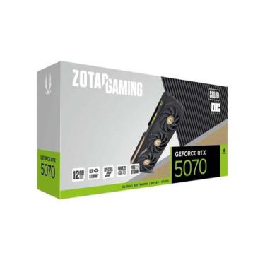 Imagem de Gpu Zotac Gaming Geforce 5070 Solid OC 12GB 192BITS GDDR7 - ZT-B50700J