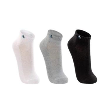 Imagem de Kit com 3 pares de meia cano curto adulto Walk Lupo Ref.: 03225