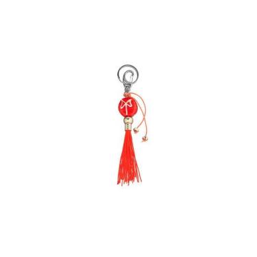 Imagem de Chaveiro Xango vermelho murano 16 cm - Lua Mística - 100% Original - L