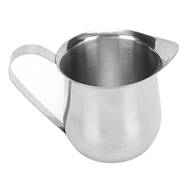Imagem de Milk Frothing Pitcher, Milk Steam Pitcher, Milk Frothing Cup for Use In Coffee Shops, Hotels and Home Kitchens (5oz)