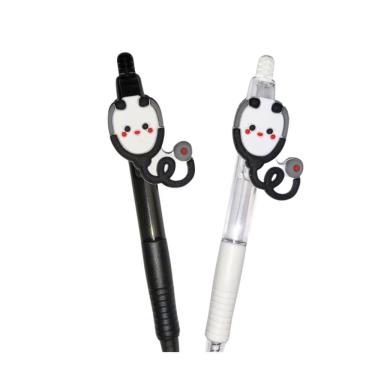 Imagem de 02 Canetas Estetoscópio esteto medicina enfermagem enfermeiro médico papelaria material escolar presente caneta esfero