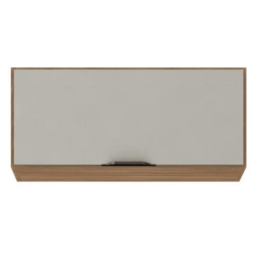 Imagem de Armário Suspenso 70cm Firenze 1 Porta Basculante -  Amêndola Touch/ Nude Prime TX Demóbile