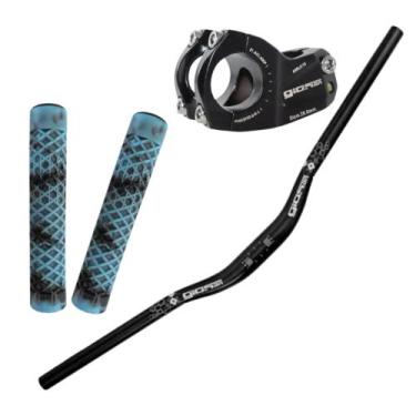 Imagem de Kit Gios Guidão Voador Manopla Mesa Giosbr 4trix, Azul 2
