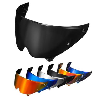 Imagem de PSLER Viseira de capacete Atlas 3.0 4.0 Atlas 4.0 Face Shield Atlas 3.0 Tinted Visor de substituição para Atlas 3.0 4.0, preto profundo