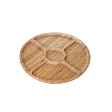 Imagem de Gamela Petisqueira Redonda Em Bambu