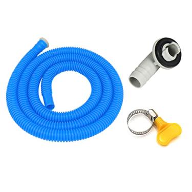 Imagem de Conector de mangueira de drenagem de ar condicionado de 1,9 cm Air Jade com kit de mangueira de drenagem de água de 1,9 m, peças de substituição para unidades de fenda pequena e unidade AC de janela