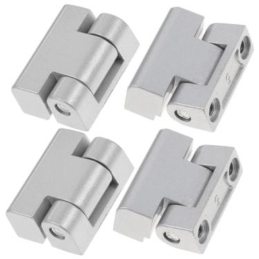 Imagem de ARTIBETTER 4 peças dobradiças de amortecimento de porta de armário de liga de alumínio dobradiças industriais macias para caixa de distribuição de energia