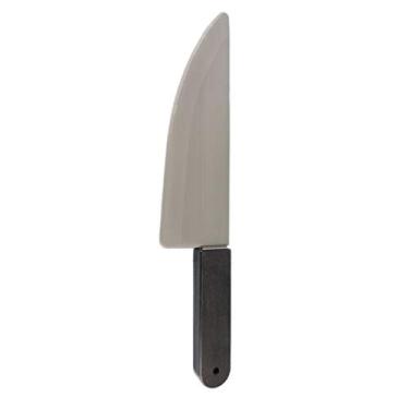 Imagem de NOVELTY GIANT WWW.NOVELTYGIANT.COM Jumbo Plastic Butcher Knife Costume Prop Black, Grey