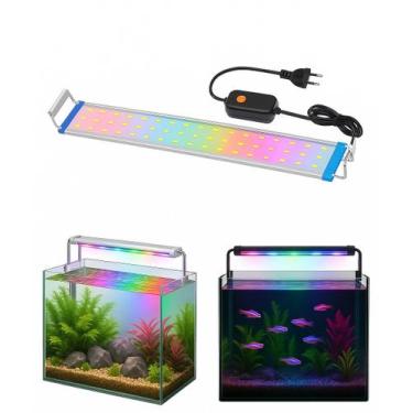 Imagem de Luminaria Led Colorido RGB Aquario 40cm a 50cm Bivolt 14W - Bruartt