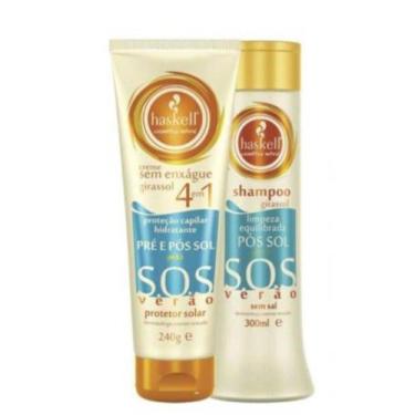 Imagem de Kit PRÉ E PÓS Sol Haskell Sh 300ML + Creme 240G