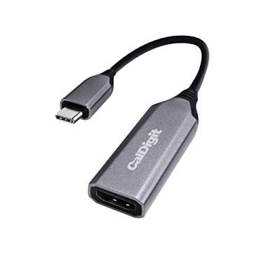 Imagem de CalDigit Adaptador de vídeo USB-C para HDMI 2.1 – tela 8K, alta atualização, HDR, 10 bits, compatível com Thunderbolt 3/4/USB 3.1/USB4 para Apple MacBook Air, MacBook Pro 2016+ (USB-C para HDMI 2.1 (8K))