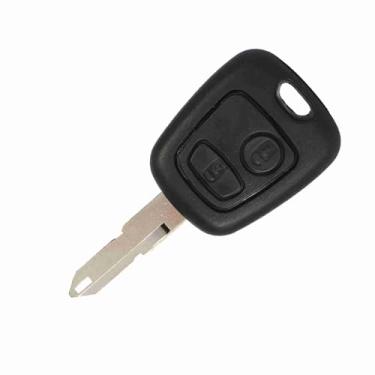 Imagem de 2 Botões Sem Cortes Em Branco A Substituição do Estojo de Chave Remota Em Branco para 206 e Similar