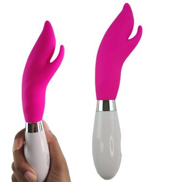 Imagem de Vibrador Rabbit 10 Velocidades Duplo Mamilo Vagina Anus