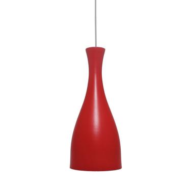 Imagem de Lustre Pendente Taschibra Td 1003 Vermelho Fosco