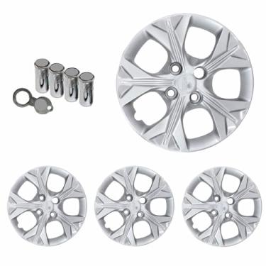 Imagem de Jogo Calota Aro 15 Onix Prisma 2021 + Selo Resinado + Tampa Ventil Antifurto