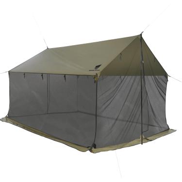 Imagem de GEERTOP Lona De Acampamento Leve Com Varas Para Rede, Canoa, Piqueniques, Quintais, Mochilas, Praia, Casa Insetos, Altura Ajustável