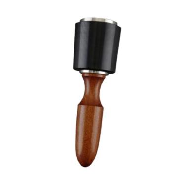 Imagem de Vaveren Martelo de escultura em couro Martelo de nylon de artesanato portátil de couro para gravação, estampagem, perfuração, acessórios artesanais, Castanho Curto