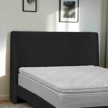 Imagem de Cabeceira Estofada Montreal 205cm para Cama Box King Size Bouclê - SOFA STORE