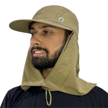 Imagem de Boné legionário com protetor de nuca proteção solar máxima UV50+ ELLEP