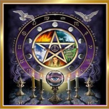 Imagem de Toalha Wicca 2 Em Veludo + Presente - Loja do taro