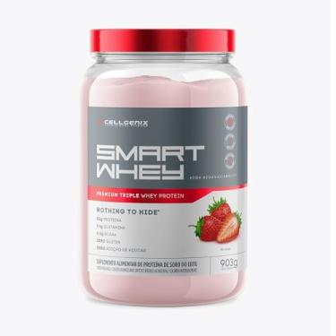 Imagem de Whey Protein Smart 903g - CELLGENIX NUTRITIONAL SCIENCE (903g, Morango)