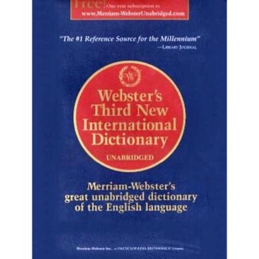 Imagem de Webster`s Third New International Dictionary Unabridged