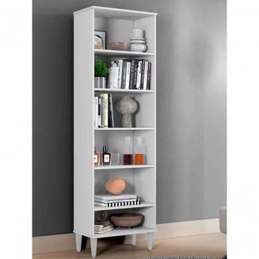 Imagem de Armário Multiuso Manaus Livreiro Kaiki Móveis - Branco